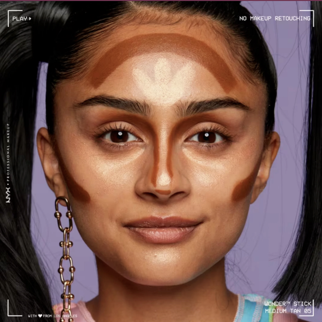 dúo de contorno en crema “wonder blush” – bronceado medio (nyx) dúo de contorno en crema “wonder blush” – bronceado medio (nyx)